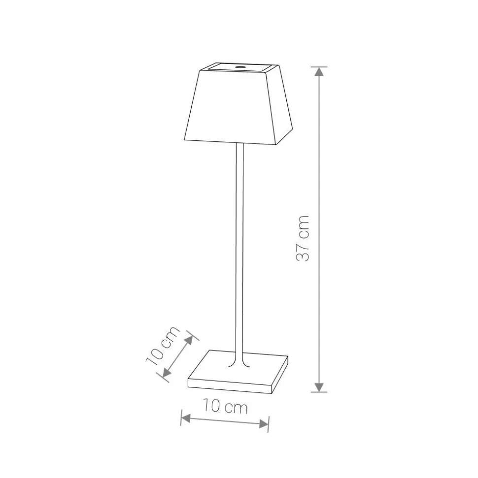 Dimmbare LED Tischlampe Touch IP54 dekorativ Außen