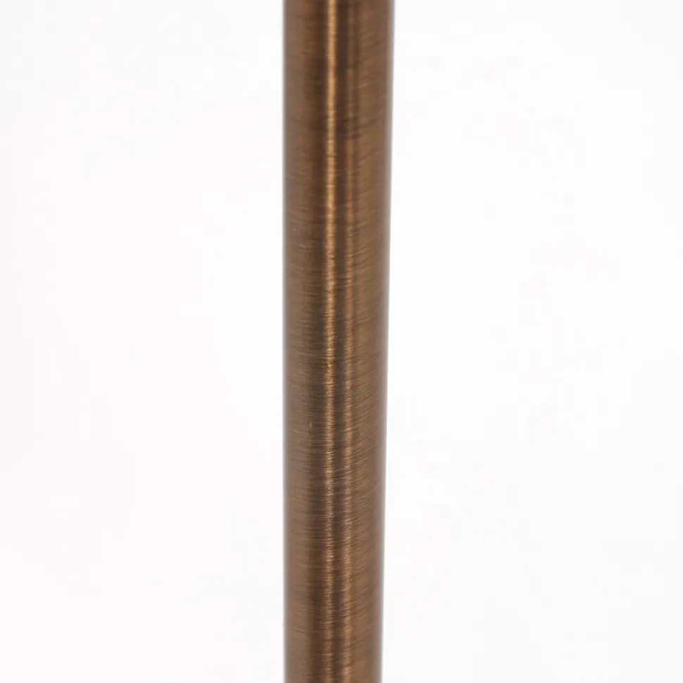 Dimmbare Stehlampe Glas Metall 168 cm inkl. G9 3-flmg