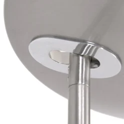 Dimmbarer LED Deckenfluter mit Lesearm in Stahl 185 cm