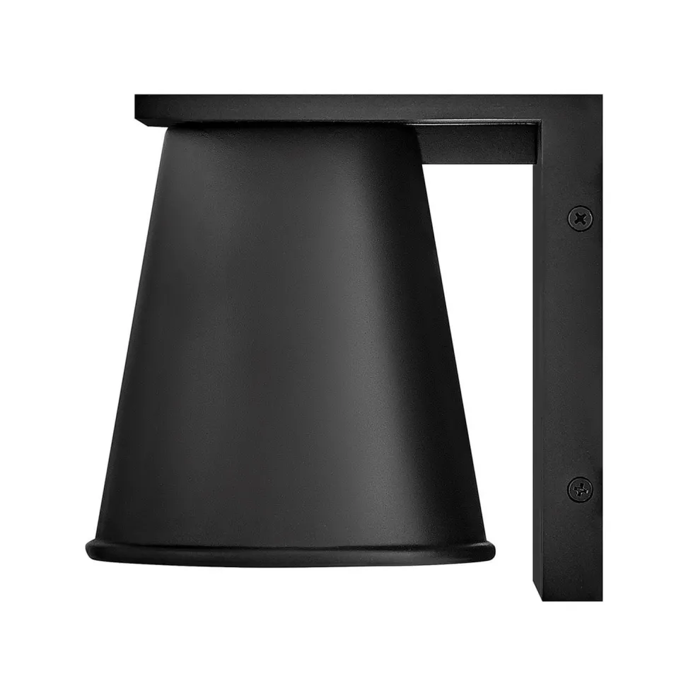 Downlight Terrasse Schwarz LED GU10 klein H: 15,4 cm