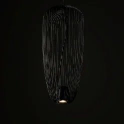 Draht Pendelleuchte Metall Umbra Grau B:27 cm GU10