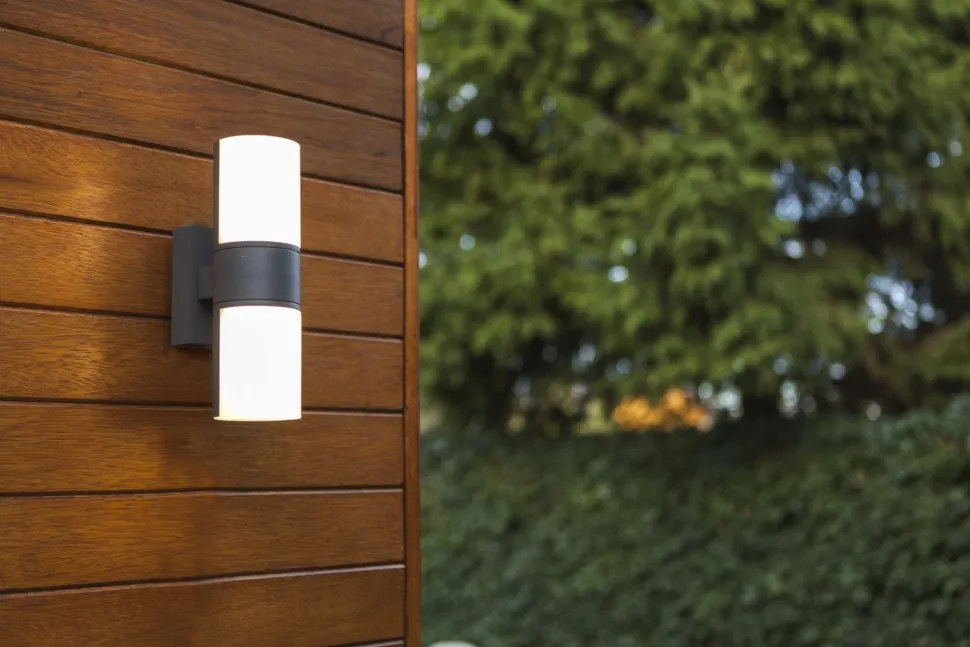 Drehbare Außenlampe LED Anthrazit IP54 Balkon Eingang