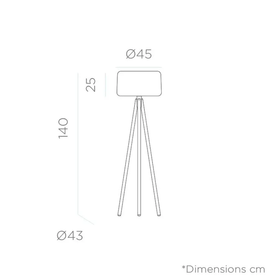 Dreibein Stehleuchte Solar Farbwechsel 140 cm LED