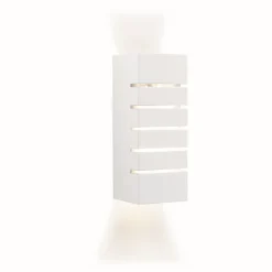 Eckige Bauhaus Wandleuchte E14 Bauhaus in Weiß