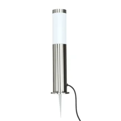 Edelstahl Außenleuchte mit Kabel + Stecker