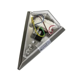 Edelstahl Außenwandleuchte Dreieck LED