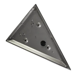 Edelstahl Außenwandleuchte Dreieck LED