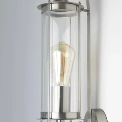 Edelstahl Laterne für die Wand Außenleuchte