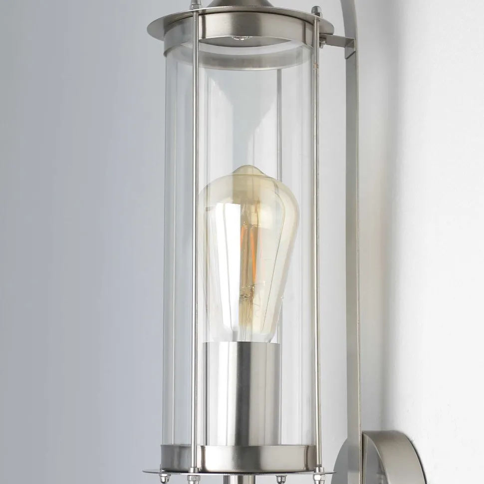 Edelstahl Laterne für die Wand Außenleuchte