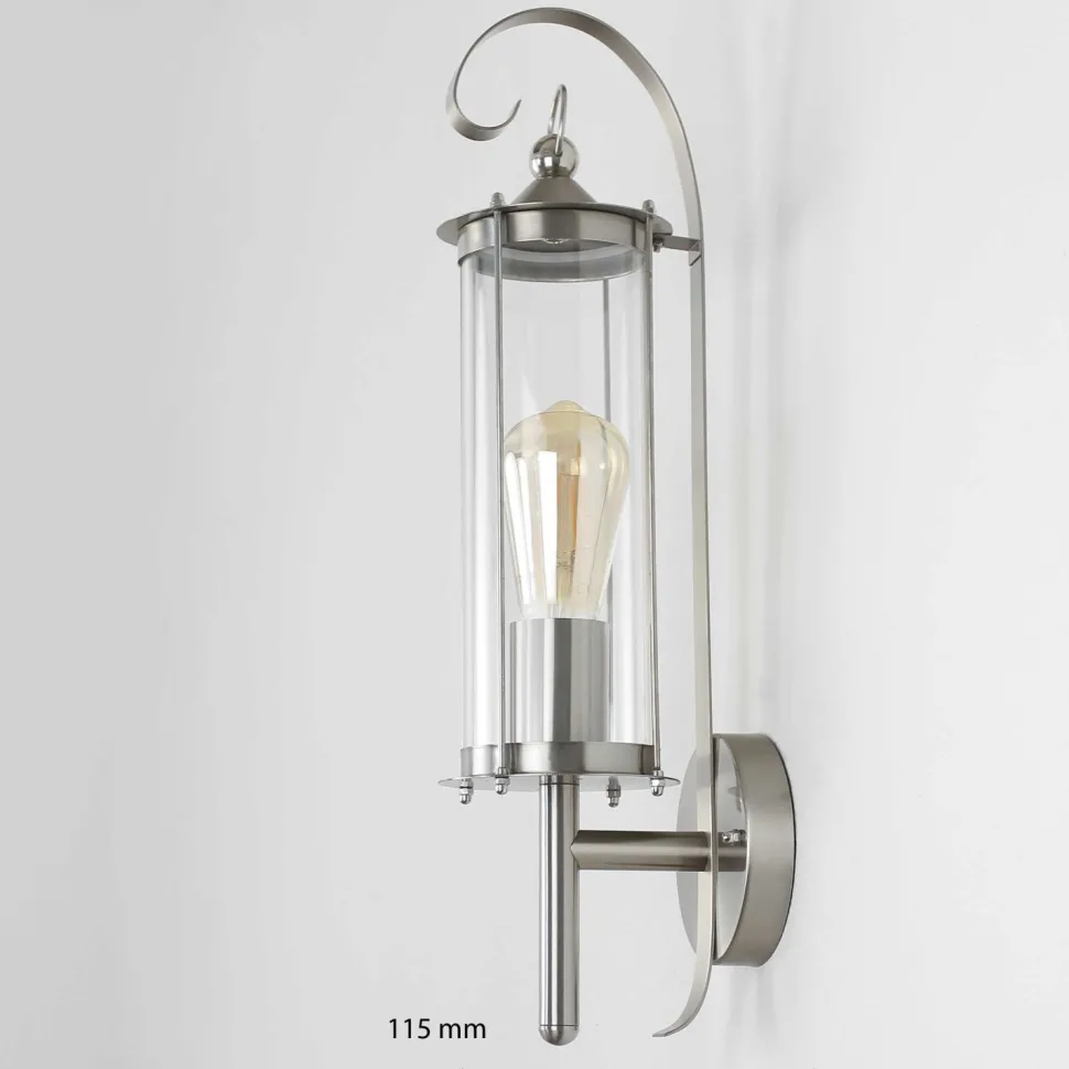 Edelstahl Laterne für die Wand Außenleuchte