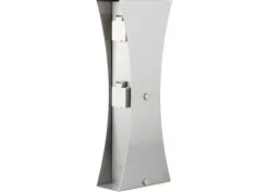 Edelstahl Steckdosensäule außen 4-fach 46cm IP44