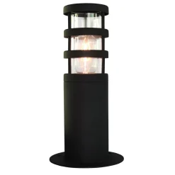 Edelstahl Wegeleuchte Schwarz Nordic Design IP44