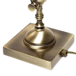 Edle Tischleuchte aus Echt-Messing Premium