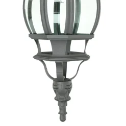 Edle Wandleuchte Anthrazit BREST außen regenfest E27