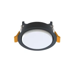 Einbauleuchte Schwarz GX53 rund Ø 95 mm Decke innen