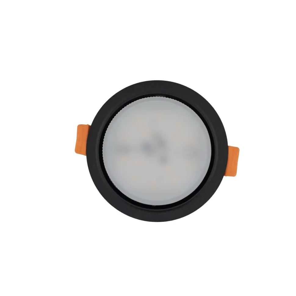 Einbauleuchte Schwarz GX53 rund Ø 95 mm Decke innen