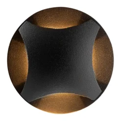 Einbauleuchte Wand Aluminium LED IP65 rund D: 6,2 cm