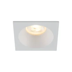 Einbauspot Weiß Metall IP65 GU10 L:8,5 cm wetterfest