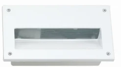 Einbaustrahler außen Aluminium eckig B:22,5cm E27 Weiß