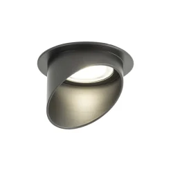 Einbaustrahler Schwarz GU10 Aluminium Ø 7,5 cm punktuell