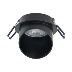 Einbaustrahler Schwarz GU10 Aluminium Ø 7,5 cm punktuell