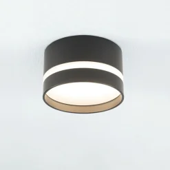 Einbaustrahler Schwarz GX53 Ø 8,5 cm Aluminium Modern