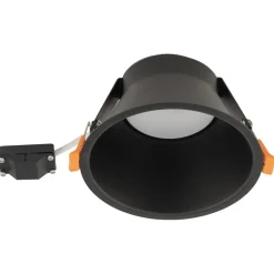 Einbaustrahler Schwarz GX53 Metall Ø 14,5 cm Decke innen