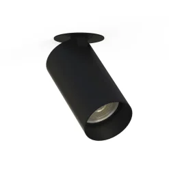 Einbaustrahler schwenkbar GU10 Schwarz Metall Modern Ø 5,5 cm