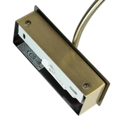 Elegante LED Wandlampe Jugendstil 3000K in Messing