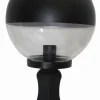 Elegante Sockelleuchte Kugel Schirm 44cm hoch IP44 E27