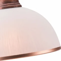 Elegante Tischleuchte KALONA Braun Jugendstil 49cm