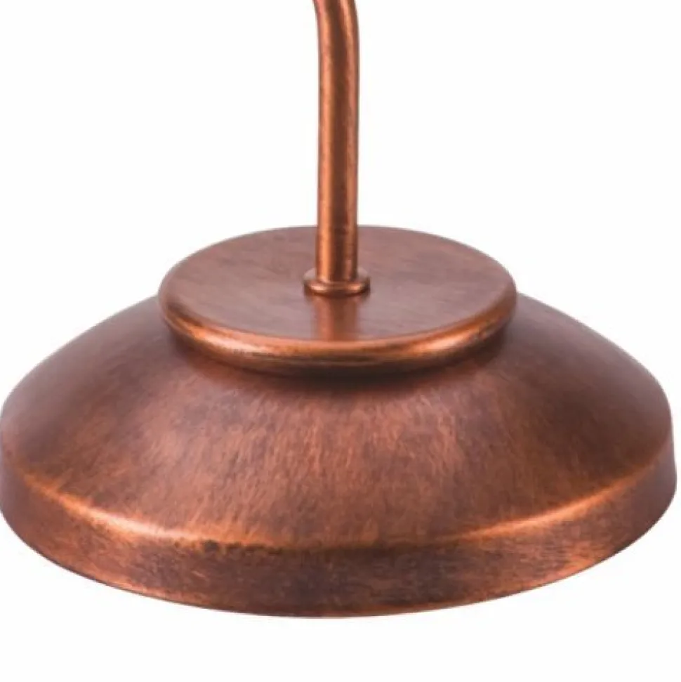 Elegante Tischleuchte KALONA Braun Jugendstil 49cm