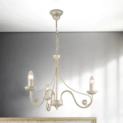 Eleganter Kronleuchter KELSIE Rustikal 3-flmg