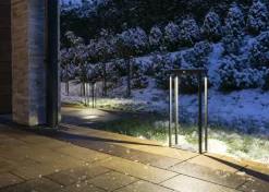 Energieeffiziente LED Solarleuchte IP65 2 W Dunkelgrau