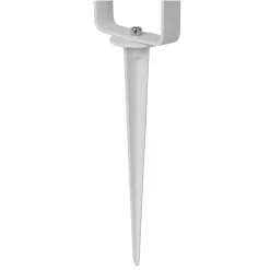 Erdspießstrahler Aluminium Weiß IP65 GU10 schwenkbar