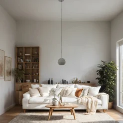 Esstisch Hängeleuchte GEOMETRIC Ø13cm Beton Grau