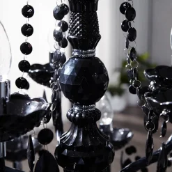 Esszimmer Lampe Designerleuchte Klassisch E14 Schwarz