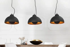 Esszimmer Lampe Pendelleuchte Schwarz Retro E27