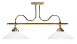 Exklusive Jugendstil Deckenleuchte aus Messing