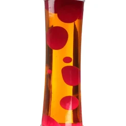 Feurige Lavalampe Rot Orange SANDRO 39cm mit Schalter