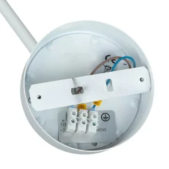 Flexible Deckenlampe Weiß Wohnzimmer Retro Leuchte