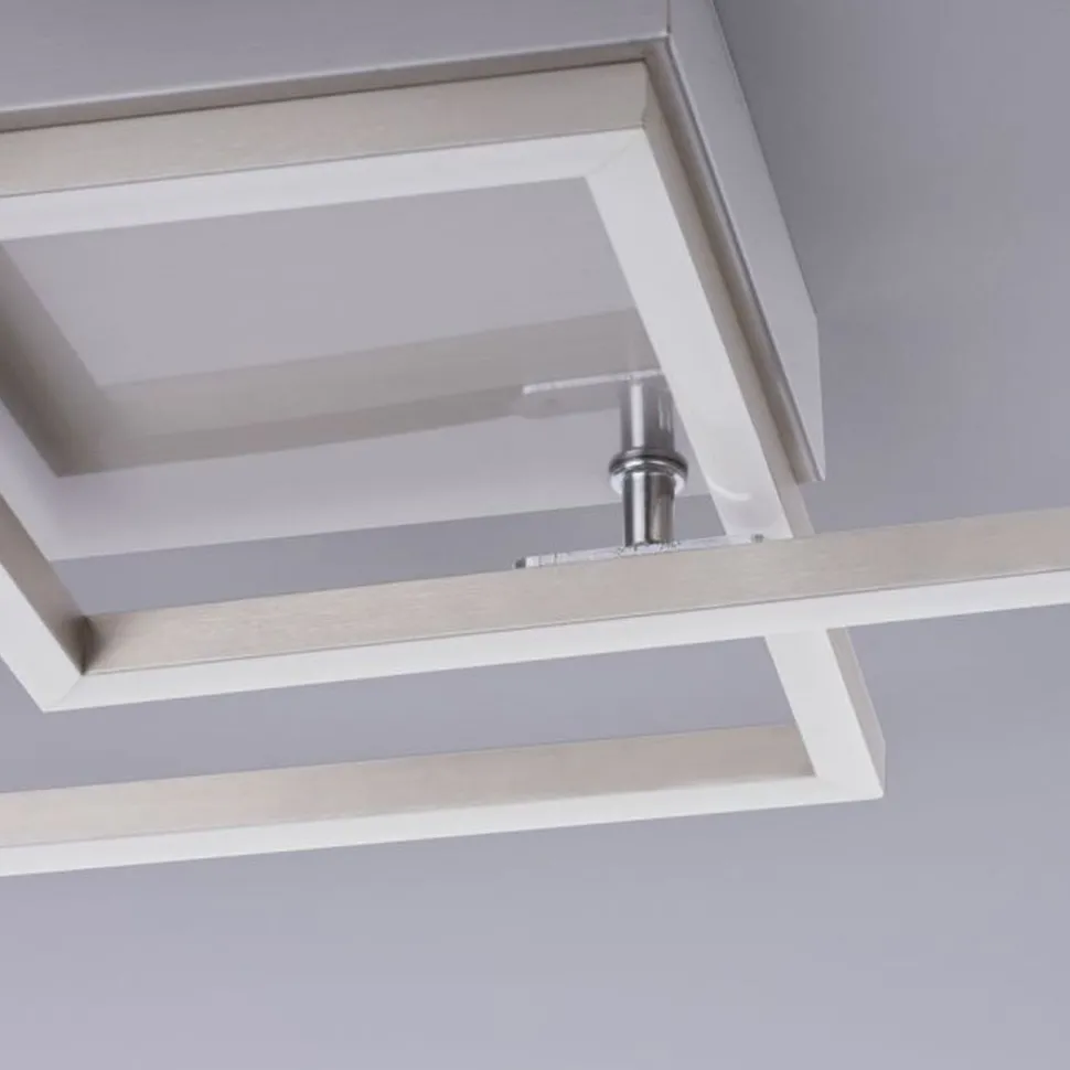 Flexible LED Deckenleuchte in Stahl 3000 K B:35,9 cm