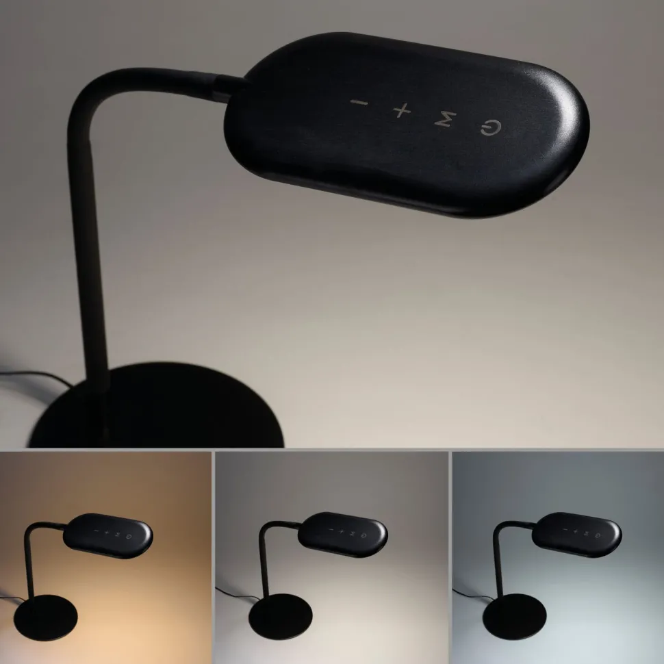 Flexible LED Tischlampe Schwarz 3000-6000 K 7 W dimmbar