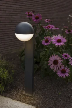 Flexible Stehlampe Aluminium 70 cm E27 IP54 blendarm