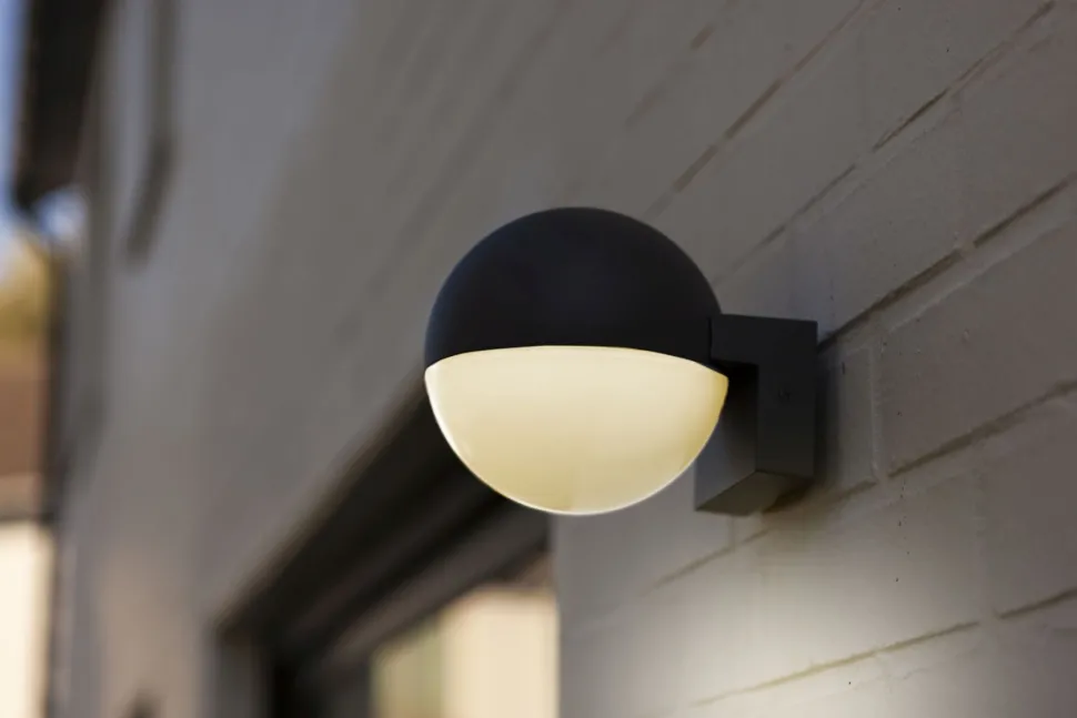 Flexibler Außenspot Aluminium B:15 cm E27 IP54 blendarm