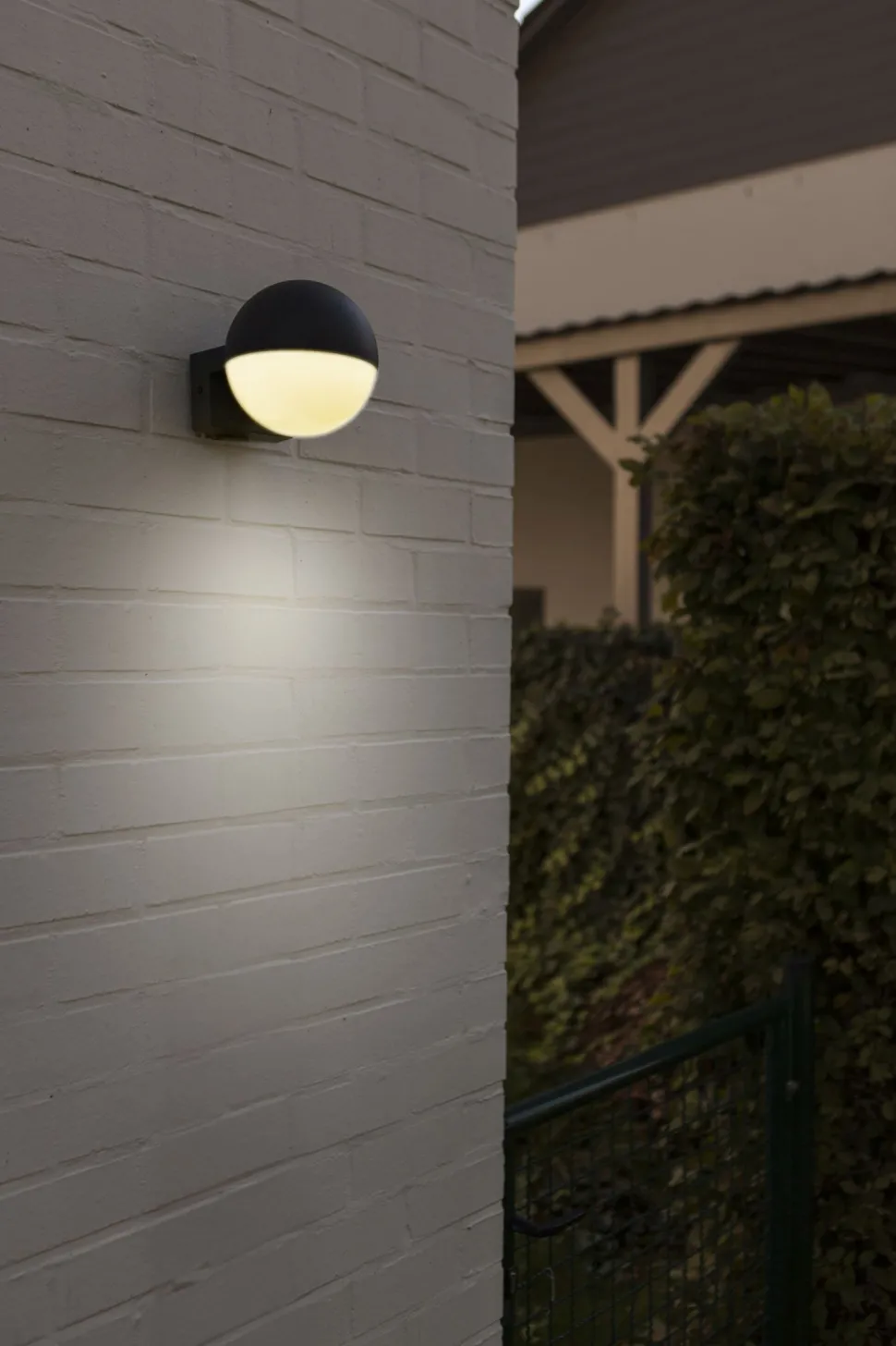 Flexibler Außenspot Aluminium B:15 cm E27 IP54 blendarm