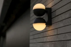 Flexibler Außenspot Up Down H:21 cm E27 IP54 blendarm