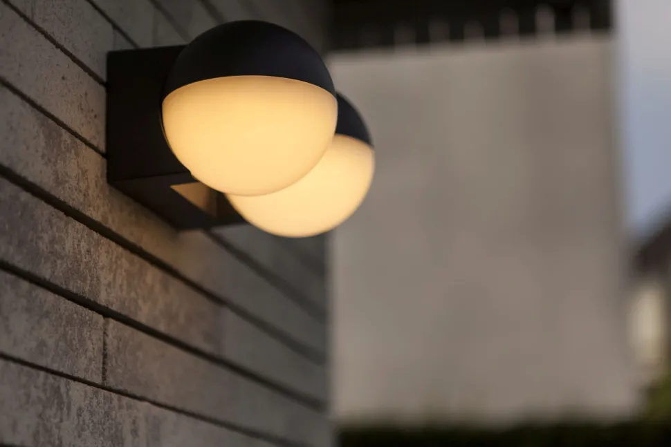 Flexibler Außenspot Up Down H:21 cm E27 IP54 blendarm