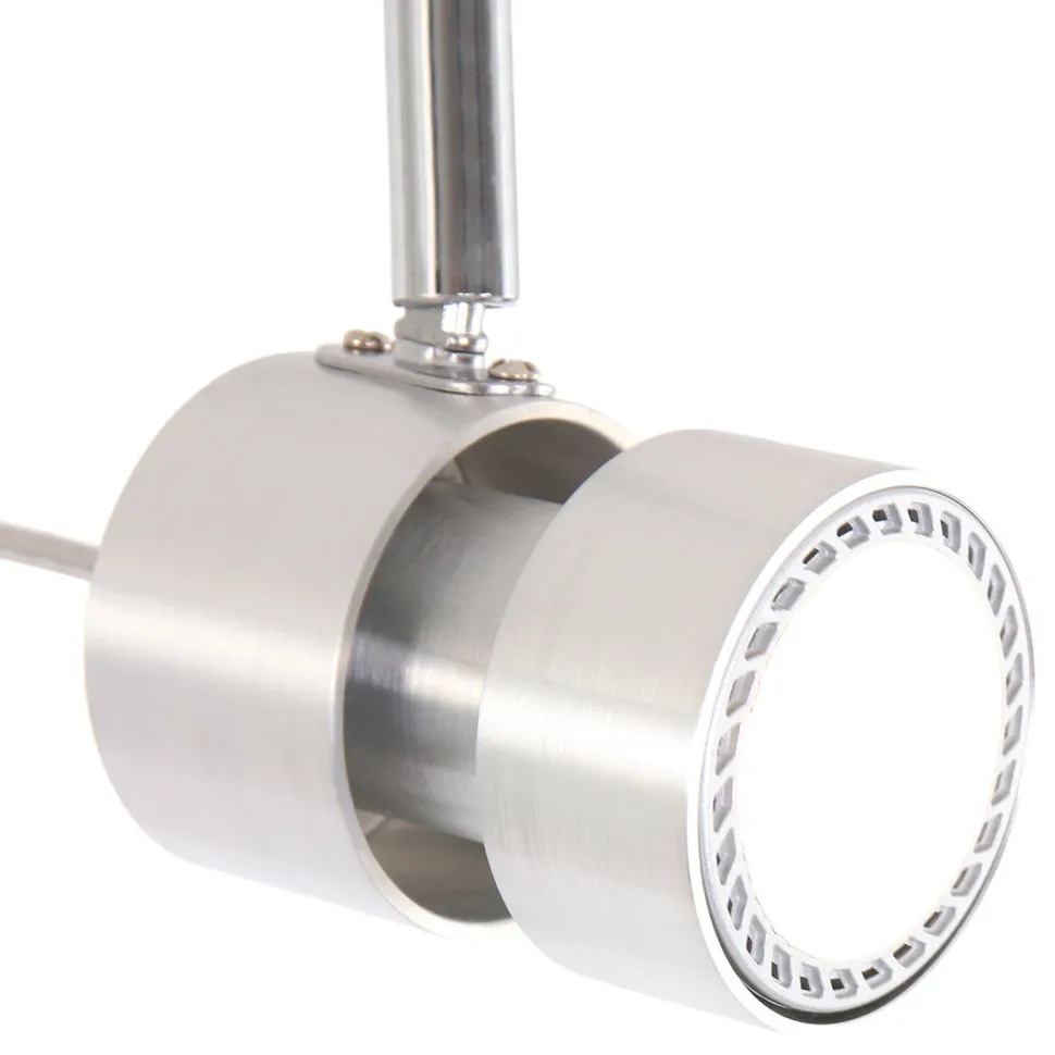 Flexibler Deckenspot in Stahl inkl. GU10 3-flammig