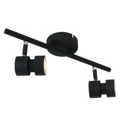 Flexibler Deckenspot Schwarz inkl. GU10 zielgerichtet